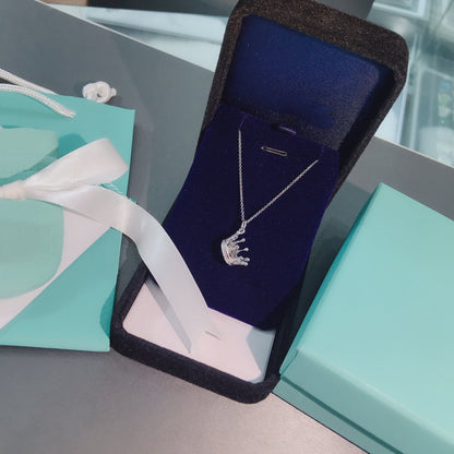 [Clover Jewelry]CROWN PEDANT NECKLACE