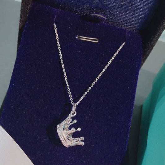 [Clover Jewelry]CROWN PEDANT NECKLACE