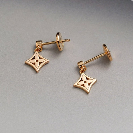 [⭐Clover Jewelry]STAR EARRINGS GOLD