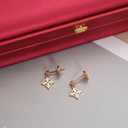 [⭐Clover Jewelry]STAR EARRINGS GOLD