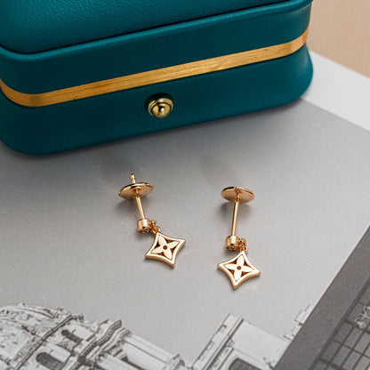 [⭐Clover Jewelry]STAR EARRINGS GOLD