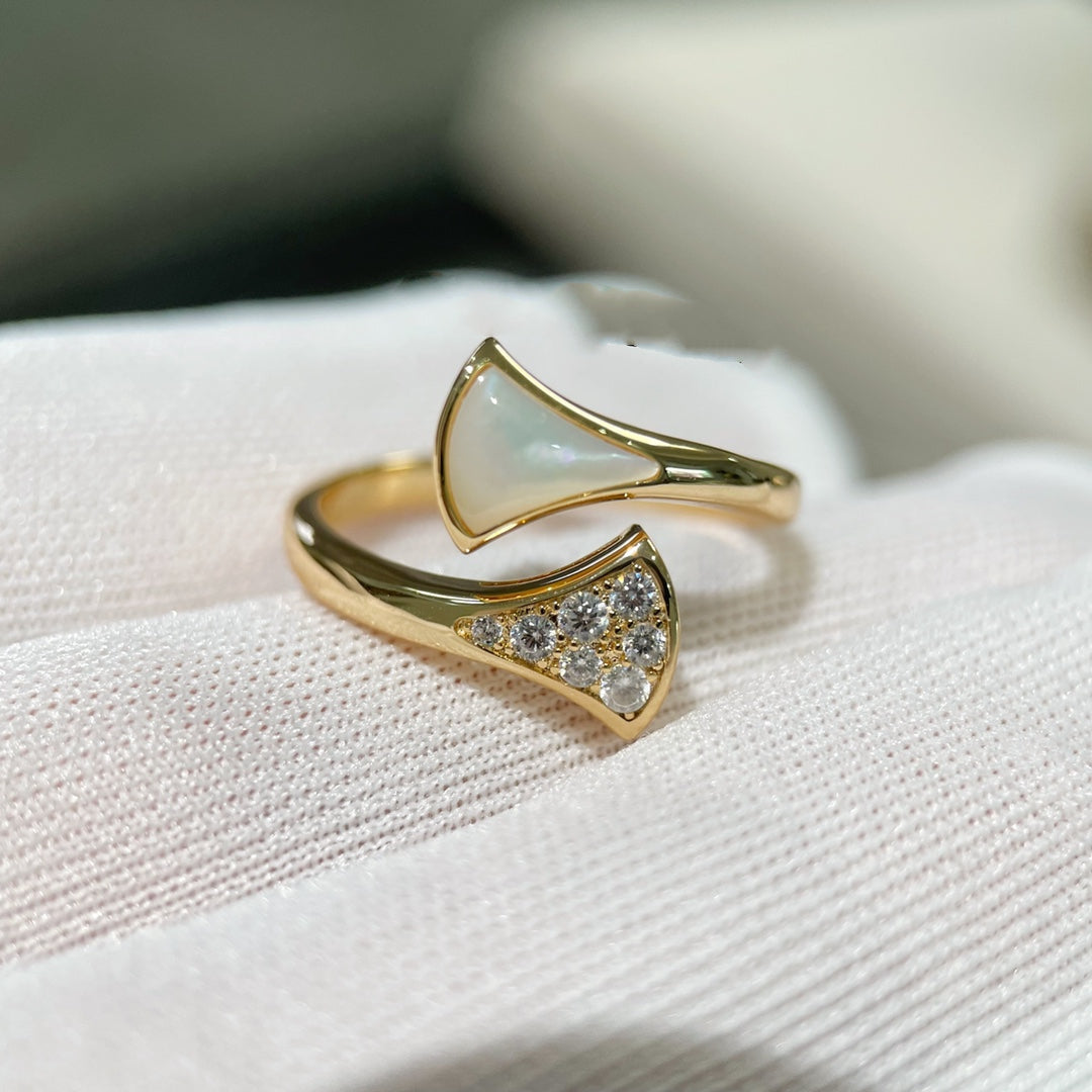 [⭐Clover Jewelry]DREAM RING PINK GOLD DIAMOND