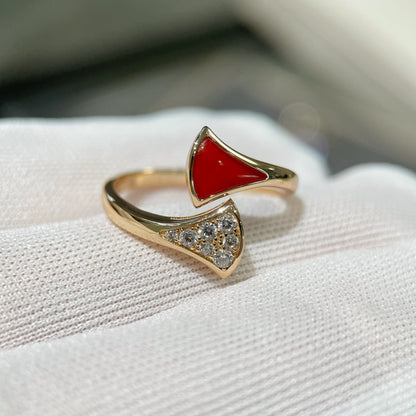 [⭐Clover Jewelry]DREAM RING PINK GOLD DIAMOND