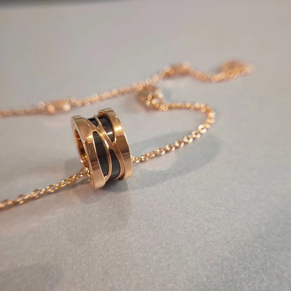 [⭐Clover Jewelry]ZERO 1 NECKLACE PINK GOLD