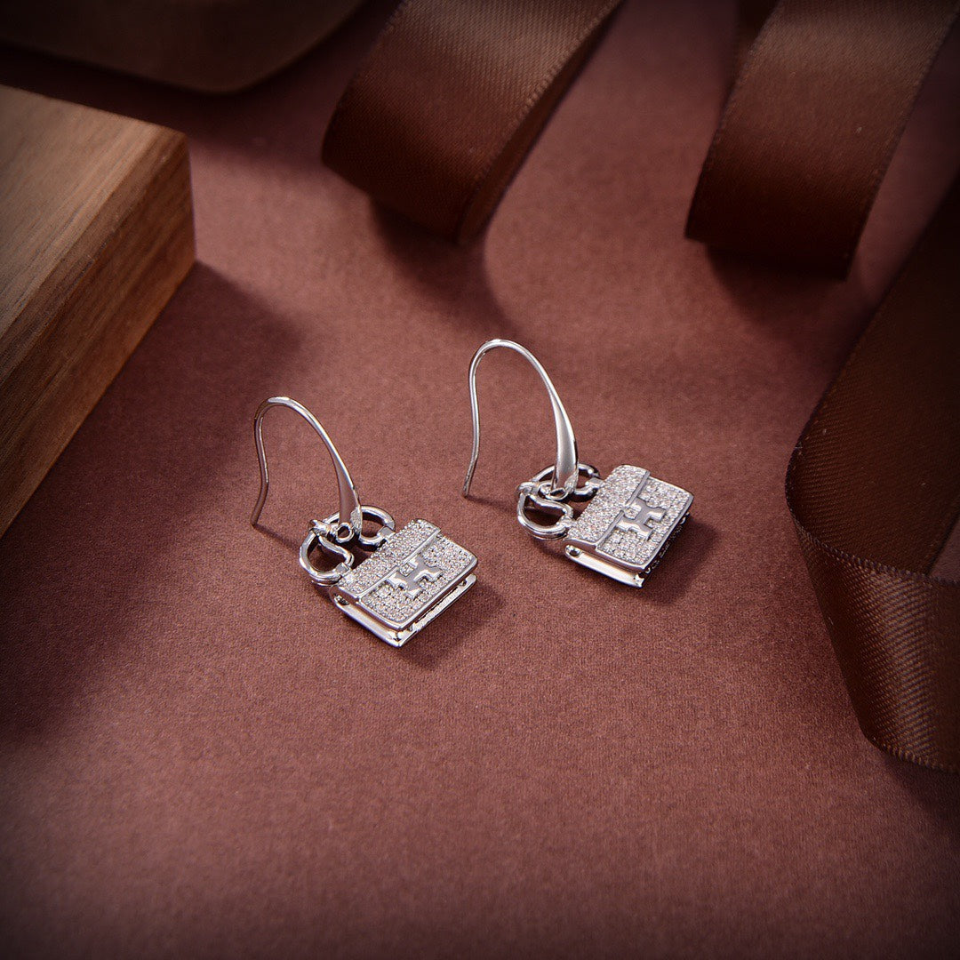 [⭐Clover Jewelry]KELLY DIAMOND EARRINGS