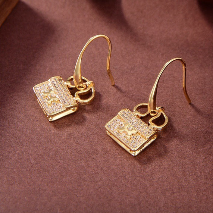 [⭐Clover Jewelry]KELLY DIAMOND EARRINGS