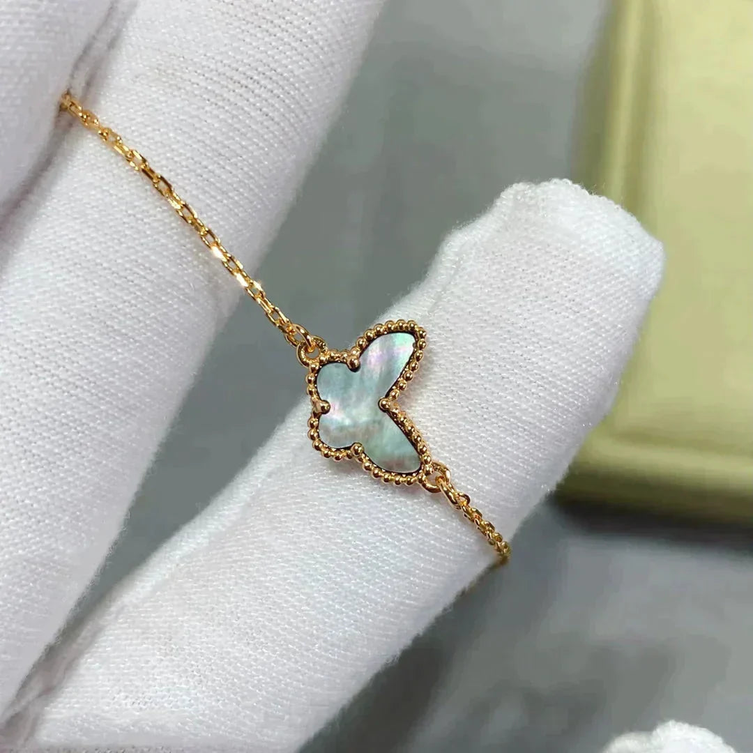[⭐Clover Jewelry]BUTTERFLY DARK MOP BUTTERFLY BRACELET