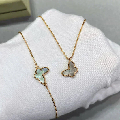 [⭐Clover Jewelry]BUTTERFLY DARK MOP BUTTERFLY BRACELET