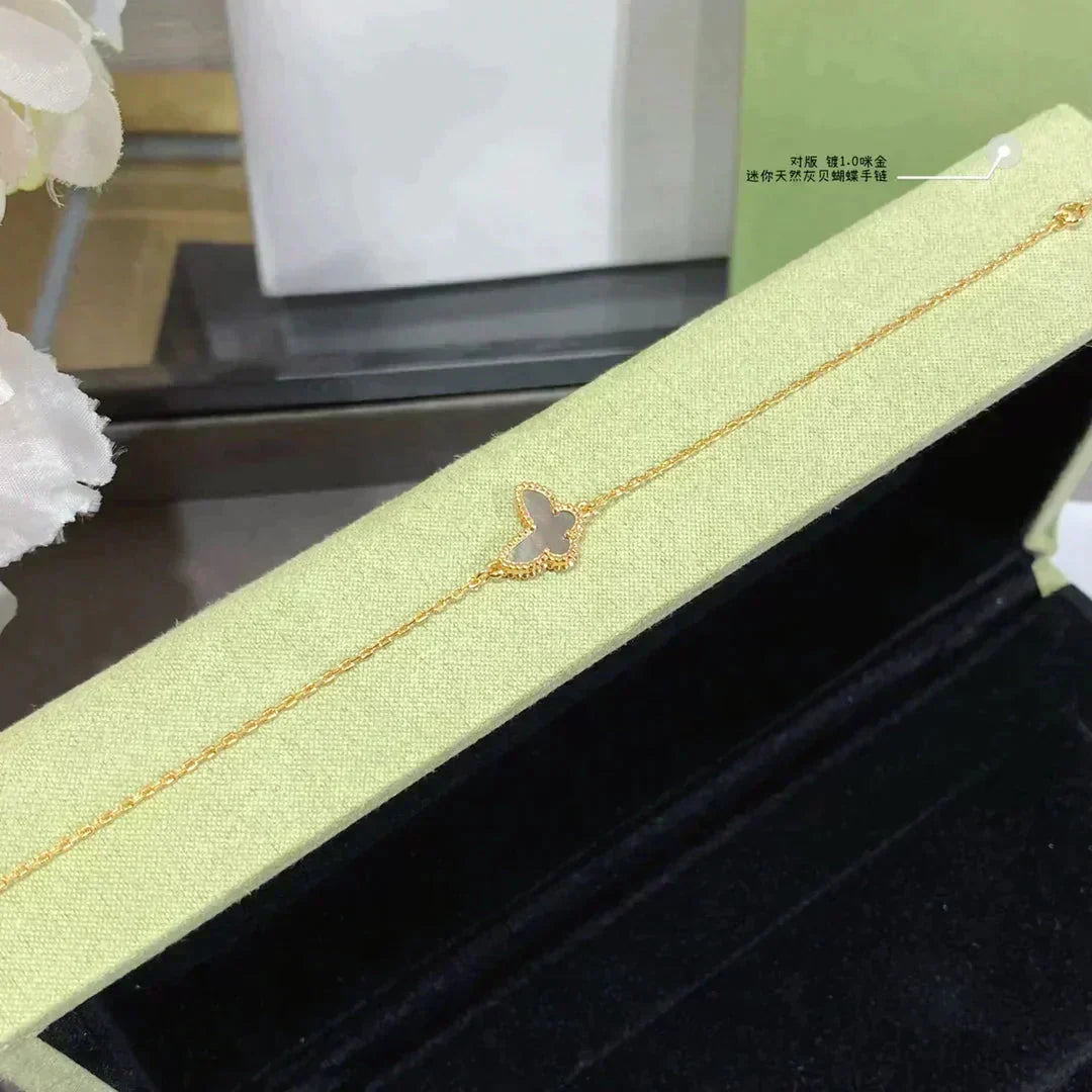 [⭐Clover Jewelry]BUTTERFLY DARK MOP BUTTERFLY BRACELET
