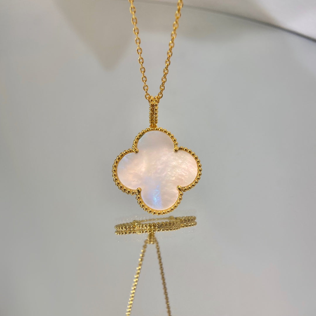 [⭐Clover Jewelry]CLOVER 25MM MOP LARGE PENDANT NECKLACE
