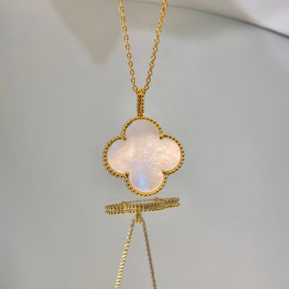 [⭐Clover Jewelry]CLOVER 25MM MOP LARGE PENDANT NECKLACE