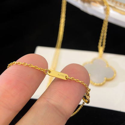 [⭐Clover Jewelry]CLOVER 25MM MOP LARGE PENDANT NECKLACE