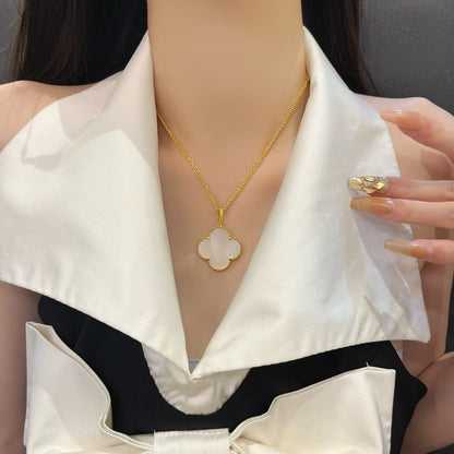 [⭐Clover Jewelry]CLOVER 25MM MOP LARGE PENDANT NECKLACE