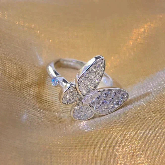 [⭐Clover Jewelry]BUTTERFLY DIAMOND RING
