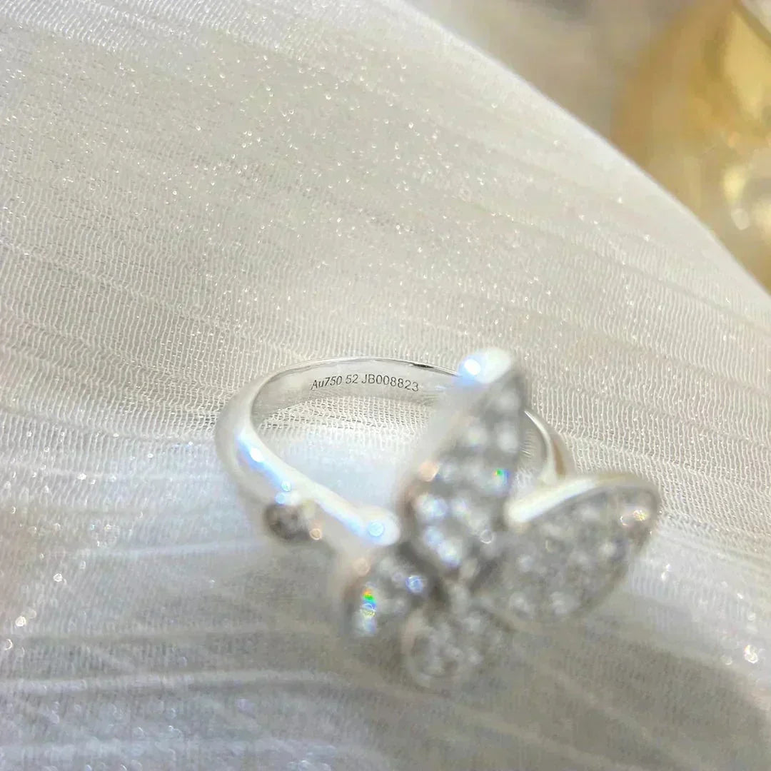 [⭐Clover Jewelry]BUTTERFLY DIAMOND RING