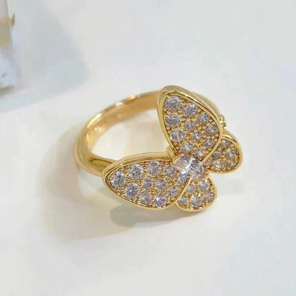 [⭐Clover Jewelry]BUTTERFLY DIAMOND RING