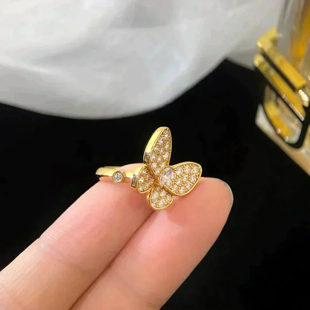 [⭐Clover Jewelry]BUTTERFLY DIAMOND RING