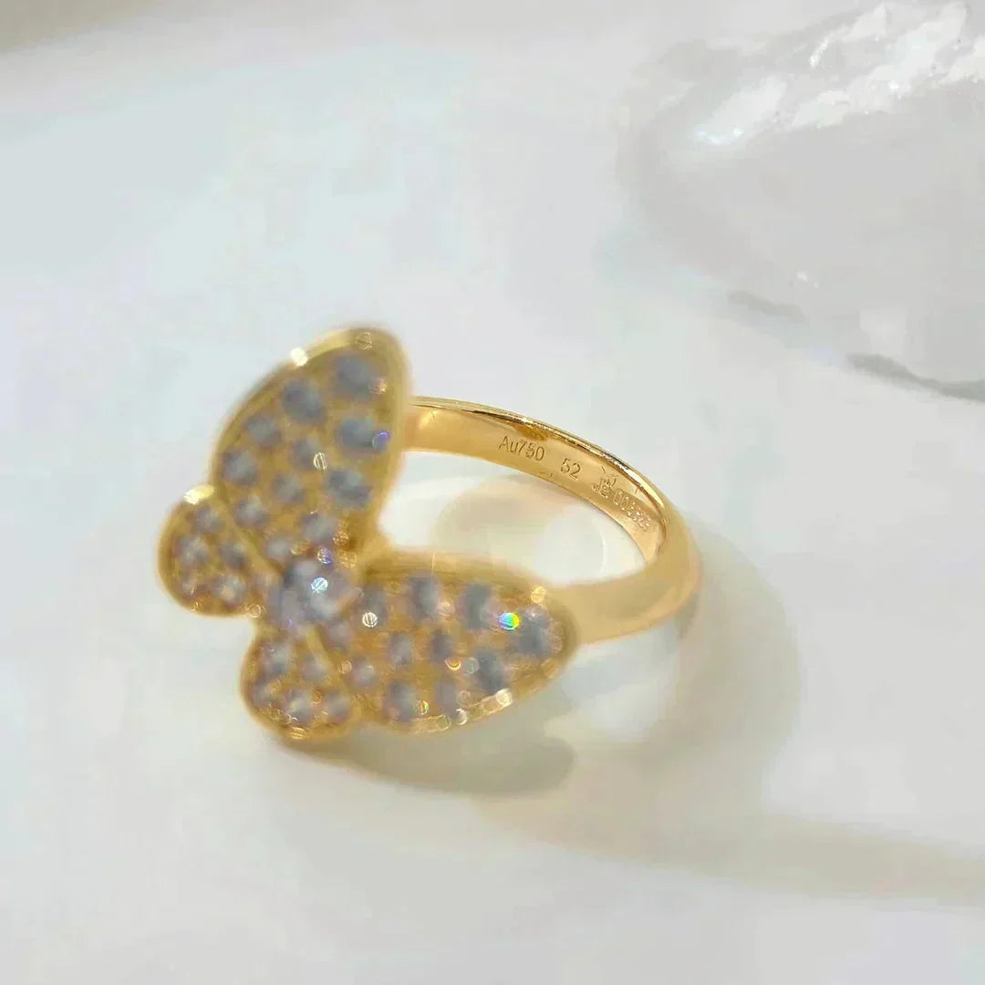 [⭐Clover Jewelry]BUTTERFLY DIAMOND RING