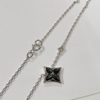 [⭐Clover Jewelry]STAR BLACK MOP NECKLACE