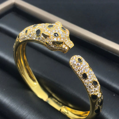 [⭐Clover Jewelry]PANTHERE BIG BRACELET DIAMONDS