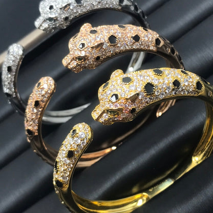 [⭐Clover Jewelry]PANTHERE BIG BRACELET DIAMONDS
