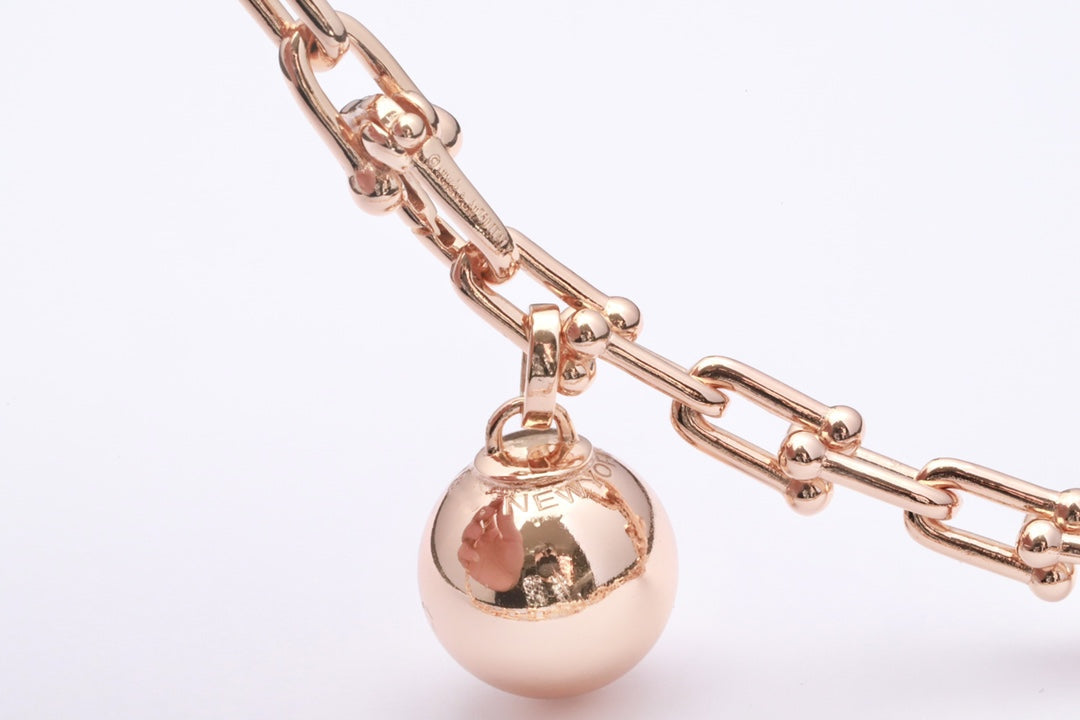 [Clover Jewelry]HARDWEAR WRAP PINK GOLD BRACELET