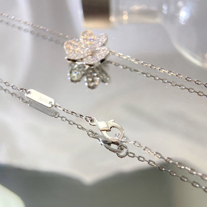 [⭐Clover Jewelry]FLOWER DIAMOND NECKLACE