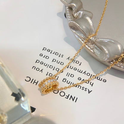 [⭐Clover Jewelry]PERLEE DIAMOND NECKLACE