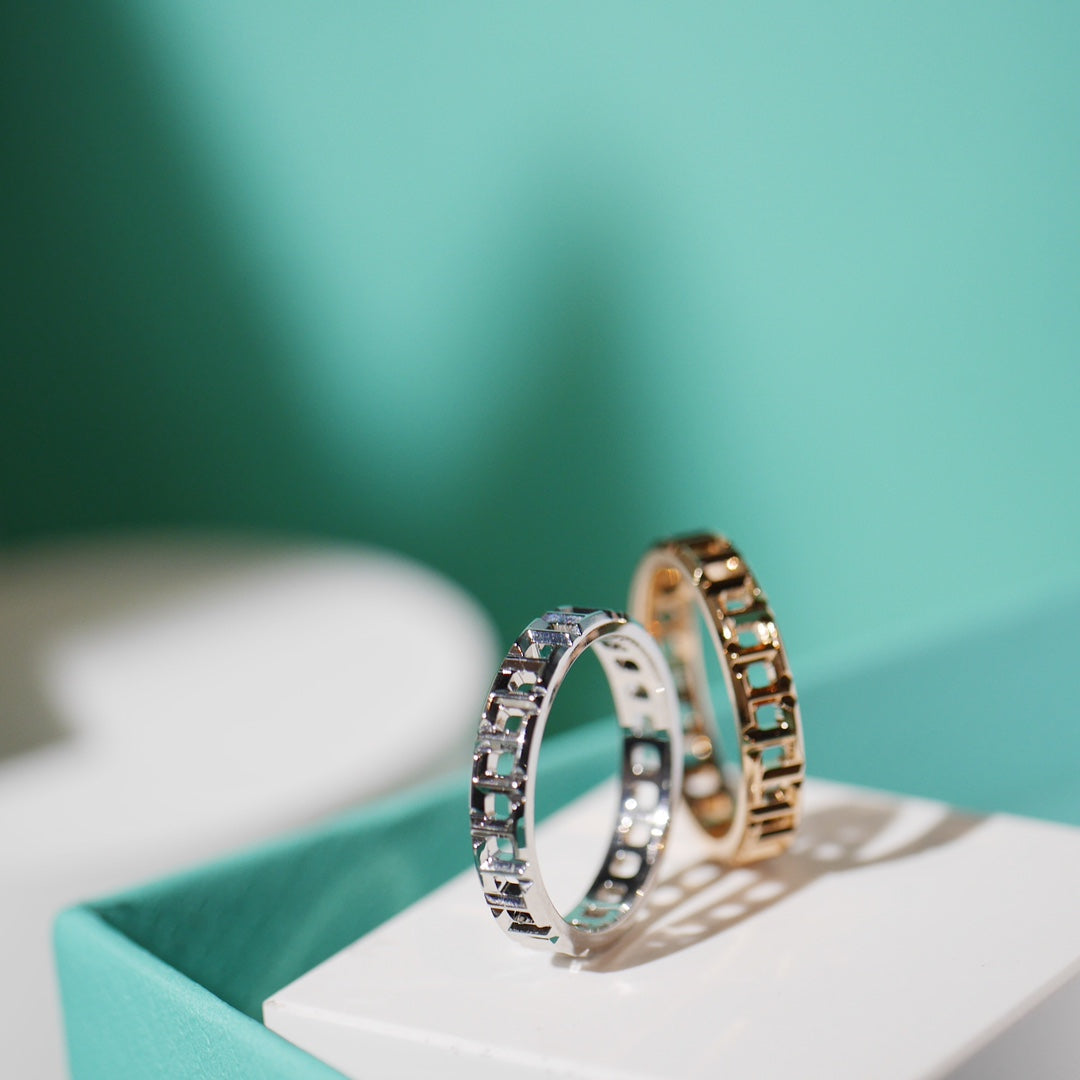 [Clover Jewelry]T TRUE 3.5MM PINK GOLD RING