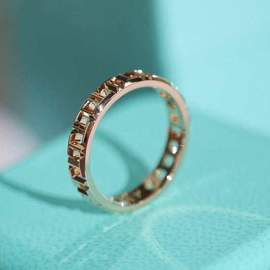[Clover Jewelry]T TRUE 3.5MM PINK GOLD RING