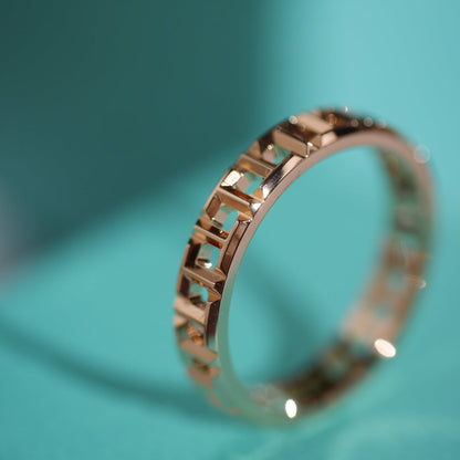 [Clover Jewelry]T TRUE 3.5MM PINK GOLD RING