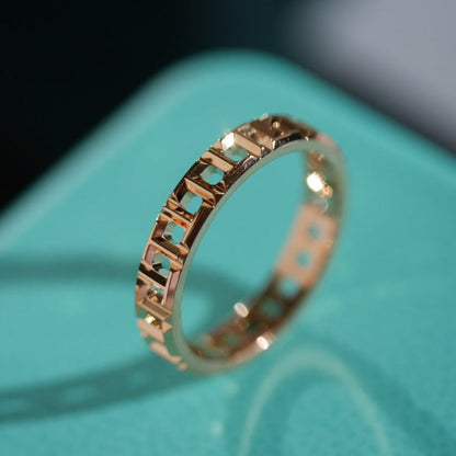 [Clover Jewelry]T TRUE 3.5MM PINK GOLD RING