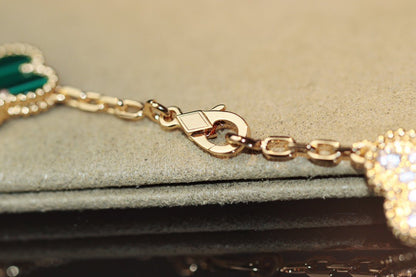 [⭐Clover Jewelry]CLOVER 20 MOTIFS ONYX ROSE GOLD