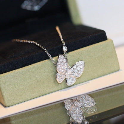 [⭐Clover Jewelry]BUTTERFLY DIAMOND NECKLACE