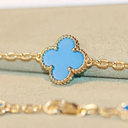 [⭐Clover Jewelry]CLOVER 20 MOTIFS TURQUOISE GOLD