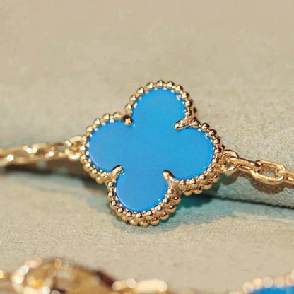 [⭐Clover Jewelry]CLOVER 20 MOTIFS TURQUOISE GOLD