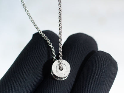 [⭐Clover Jewelry]ZERO 1 SILVER DIAMOND NECKLACE