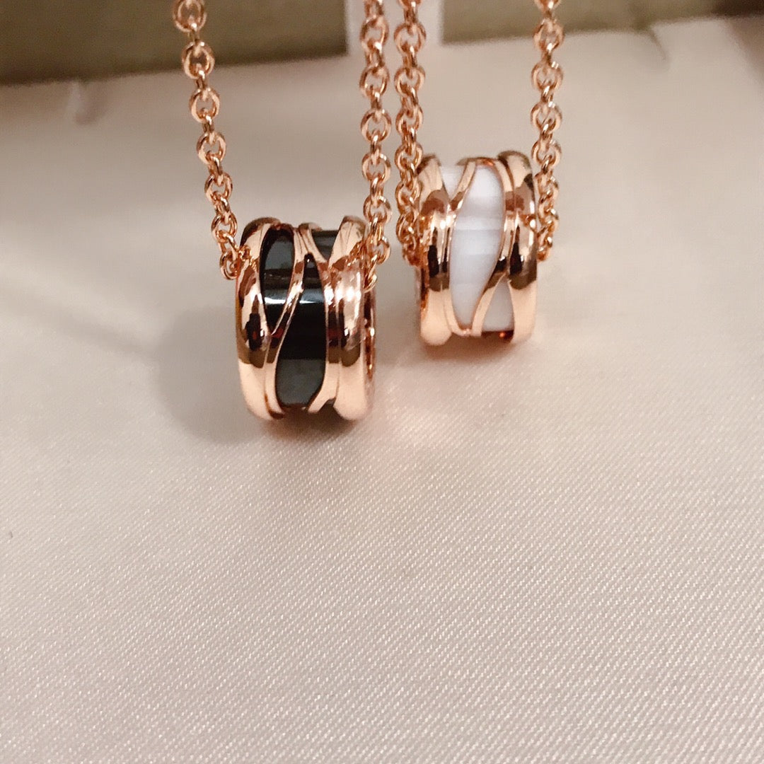 [⭐Clover Jewelry]ZERO 1 FOUR BAND PINK GOLD CERAMIC