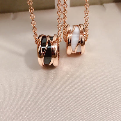 [⭐Clover Jewelry]ZERO 1 FOUR BAND PINK GOLD CERAMIC