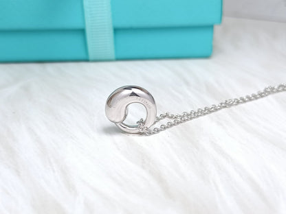 [Clover Jewelry]SNAIL PEDANT SILVER NECKLACE