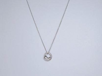 [Clover Jewelry]SNAIL PEDANT SILVER NECKLACE