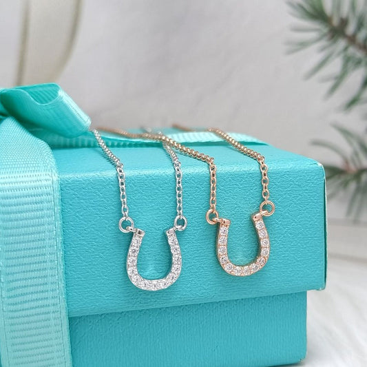 [Clover Jewelry]U DIAMONDS PEDANT NECKLACE