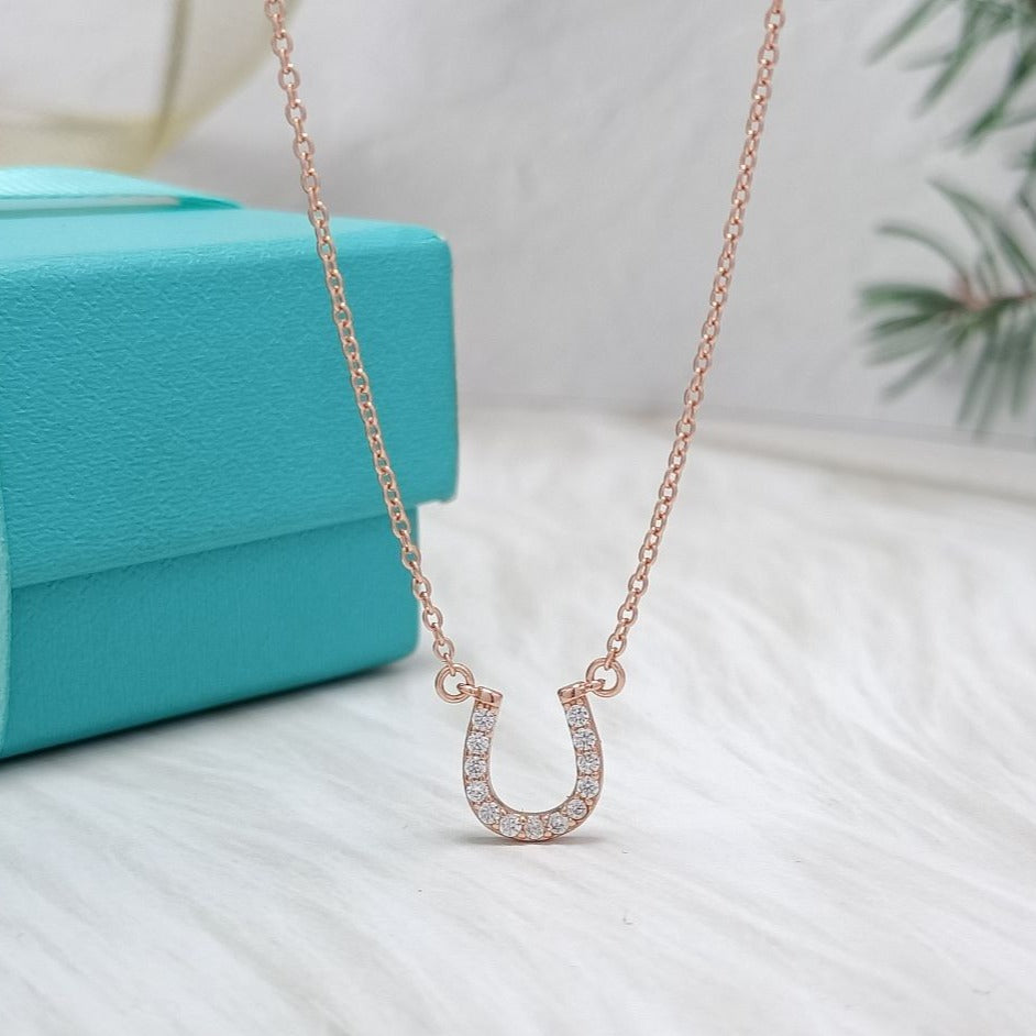 [Clover Jewelry]U DIAMONDS PEDANT NECKLACE