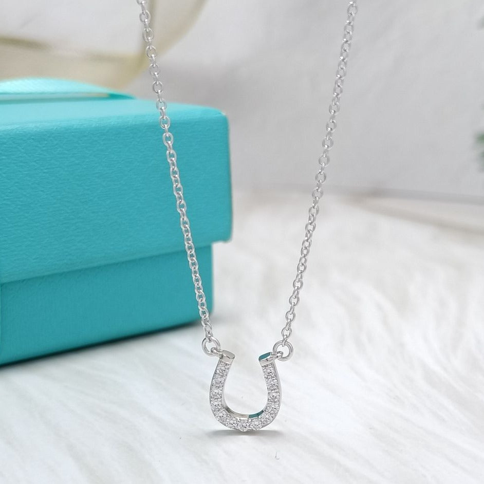 [Clover Jewelry]U DIAMONDS PEDANT NECKLACE