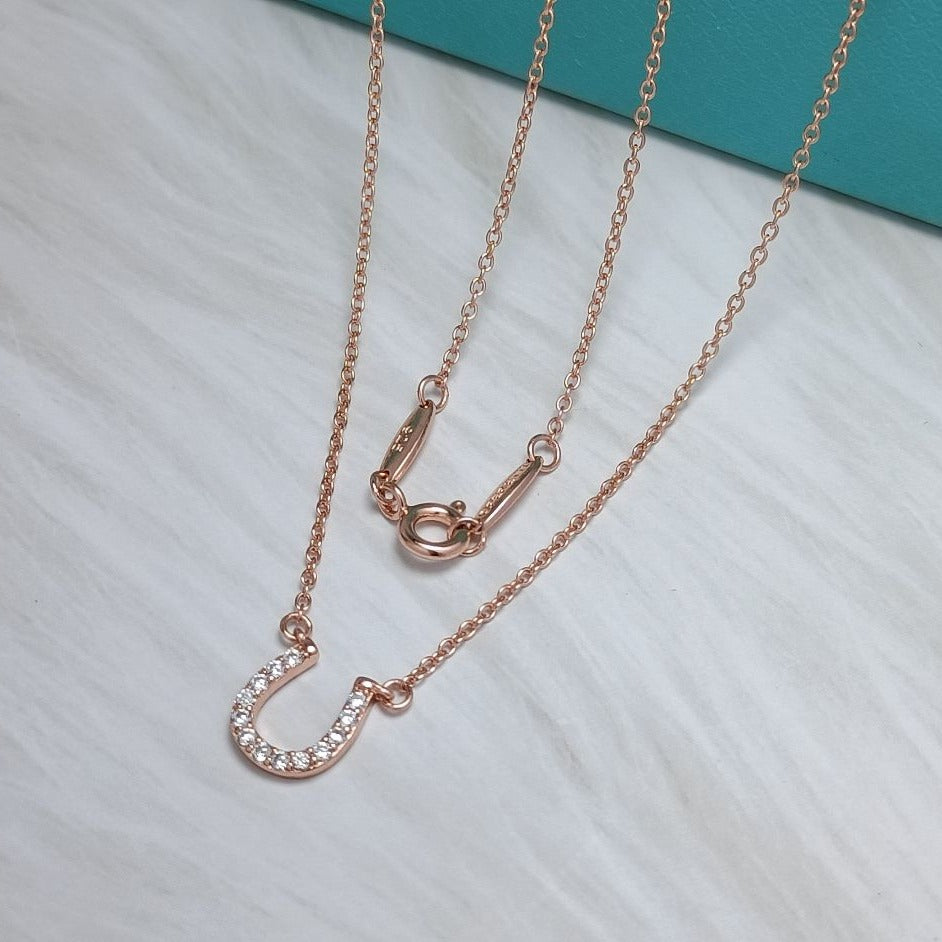 [Clover Jewelry]U DIAMONDS PEDANT NECKLACE