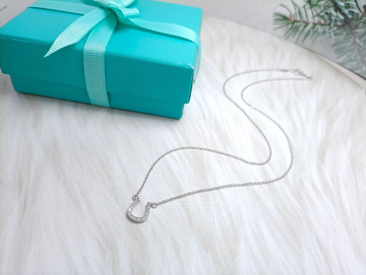 [Clover Jewelry]U DIAMONDS PEDANT NECKLACE