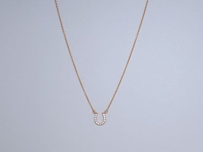 [Clover Jewelry]U DIAMONDS PEDANT NECKLACE