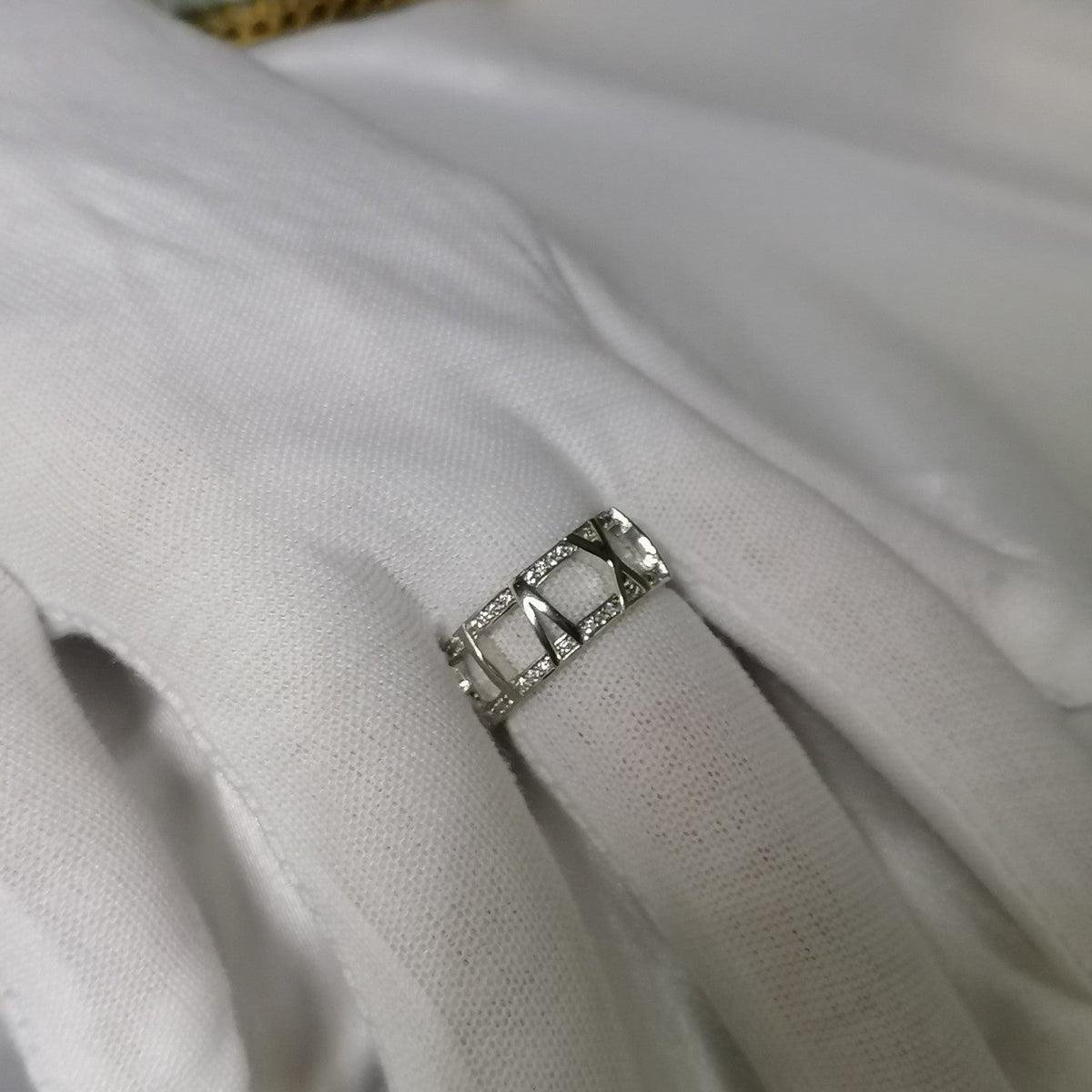 [Clover Jewelry]ATLAS LARGE OPEN DIAMOND RING