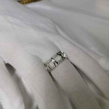 [Clover Jewelry]ATLAS LARGE OPEN DIAMOND RING