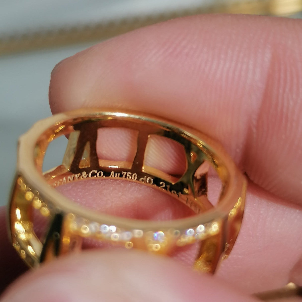 [Clover Jewelry]ATLAS LARGE OPEN DIAMOND RING